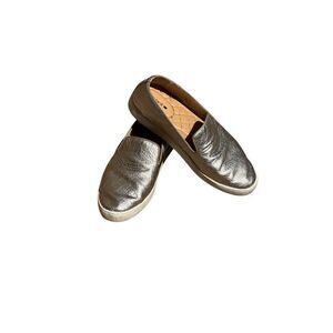 Birdies Casual Flat Metallic Gold Slip On Size 7